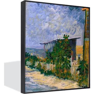 24x30 Canvas Frame for 0.6-0.9" Deep Canvas Painting, DIY Metal Floater Frame, Floating Frames for Art Prints Artwork (24"x30", Black)