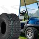 Lawn Mower Tires 20x8.00-8 4PR Tubeless Turf Tires Set of 2 for Riding Mower Garden Tractor Golf Cart, Tires Only Wheel Not Included