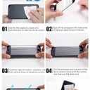 Compatible for Xiaomi Poco M8 Pro/Redmi Note 15 Pro Plus 5G Phone Case with Screen Protector, 360 Rotatable Ring Holder Kickstand TPU Protective Cover Case for Redmi Note 15 Pro+ Plus 5G - Black