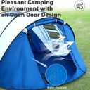 Treefox Pop-up Camping Tent Instant Tent for 2-4 Person Easy Setup Tent | Family Tent Automatic Setup Durable Door Tent with Carry Bag Waterproof Sunshade for Camping Hiking Traveling Outdoor