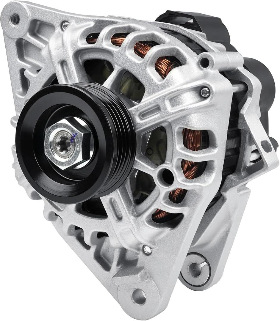New Alternator Compatible with Hyundai Elantra 2007-2012 2.0L L4 & Kia Soul 2010-2011 2.0L L4, Spectra 2007-2009 2.0L L4, Spectra5 2007-2009 2.0L L4, 11311N 3730023650