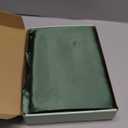 P Pothuiny Satin Fitted Sheet Queen Size, 1 Single Fitted Sheet Only, Extra Soft Deep Pocket Bottom Bed Sheets Mattress Cover Fits 12" to 16", Wrinkle Free, Fully Elasticized (Woodland Green)