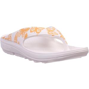 Spenco Women's Comfort Slide Sandal (9, White/Coral)