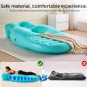 Inflatable Pregnancy Pillow,Full Body Pregnancy Mattress with Hole for Belly Chest/Head,Pregnancy Pillows for Prone Sleeping,Relieves Back Pain-Portable for Massage,Home,Trave (Teal)