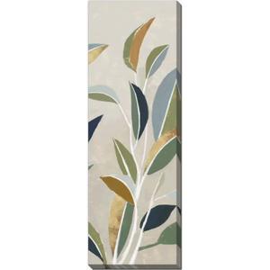 Painting 12x36 Golden Mosaic Leaves