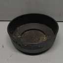 The HC Companies 8 Inch Round Plastic Succulent Capri Bowl 8"x8"x3" in Faux Concrete Color