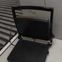 Baker's Friend Panini Press Electric Griddle, Panini Grill Press Sandwich Maker Press, Grilled Cheese Maker, Sandwichera Electrical, Browning Control, Non Stick Surfaces, 4-Slices, Stainless Steel