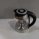 Chefman Electric Kettle with Temperature Control, 5 Presets LED Indicator Lights, Removable Tea Infuser, Glass Tea Kettle & Hot Water Boiler, 360 Swivel Base, BPA Free, Stainless Steel, 1.8 Liters