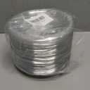 GGYKJSK 180-Pack 6-Inch Clear Plastic Dessert Plates Disposable - Small Appetizer Desert Plates for Wedding, Party, Cake Serving - BPA-Free Disposable Plates Bulk