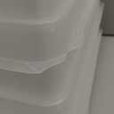 IRIS USA File Box, Plastic File Organizer with Lids for Letter/Legal File, Portable Document Box For Moving, Storage Bin with Durable and Secure Lid, Stackable Nestable BPA-Free, Clear 35 Qt. 4 Pack