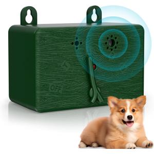 Anti Barking Devices for Dogs - 50FT Automatic Stop Dog Barking Control Devices - 4 Modes Ultrasonic Anti Barking Box - Sonic Stop Bark Devices - Home/Garden/Indoor/Outdoor/Neighbor's Dogs (Green)