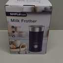 SIMPLETASTE Milk Frother, 4-in-1 Electric Milk Steamer, Automatic Warm and Cold Foam Maker and Milk Warmer for Latte, Cappuccinos, Macchiato (Blue)