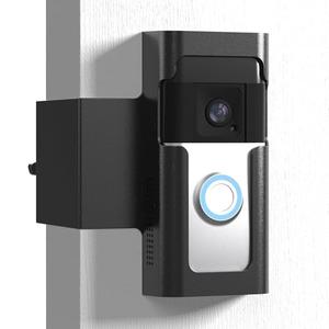 "MISSING CAMERA" Anti Theft Ring Doorbell Mount - Renter Friendly Ring Doorbell Holder for Apartment Door - All Metal Ring Door Bracket Blink Doorbell Mount No Drill