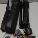 K&F Concept 76 inch Camera Tripod with Rotatable Multi-Angle Center Column,Lightweight Travel Outdoor DSLR Tripods with 360 Degree Ball Head Load Capacity 8kg/17.6lbs, Cellphone Clips for Smartphone