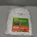 Tcamp Heavy-Duty Polyester Garden Trellis Netting Plant Climbing Net for Growing Vines Plants Vegetables Fruits Flowers, White Grow Tent (5Ft x15Ft, 3.5" Opening Mesh, 1 Pack)