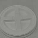 Gamma2 Seal Lid - Pet Food Storage Container Lids - Fits 3.5, 5, 6, & 7 Gallon Buckets, White, 4122E, Made in USA, Fits a 3.5 to 7 Gallon Bucket