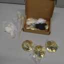 6 Pcs Christmas Bow Taper Candle Holders, 3 Size Gold Christmas Candlestick Holders, Xmas Candle Holder Vintage Decorative for Table Centerpiece Mantel Decor Holiday Housewarming Gifts