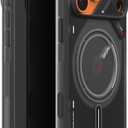 Aulumu A17 iPhone 17 Pro Magnetic Thermal Case | CoolHyper | with Camera Control | IMD Technology | Compatible with Magsafe | Touch Translucent Gray