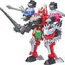 Power Rangers Dino Fury Megazord Mega Pack 5-Pack Zord Action Figure Toys for Kids Ages 4 and Up 