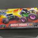 Monster Jam, Official Smash & Bash Grave Digger Remote Control Indoor & Outdoor Vehicle, 1:15 Scale Repairable Monster Truck, Kids Toys for Boy and Girls Ages 4 and up, One Size