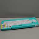 Logitech MK270 Wireless Keyboard and Mouse Combo for Windows, 2.4 GHz, 8 Multimedia Keys, PC, Laptop, Wireless Keyboard Compact Mouse Combo - White (1 Pack)