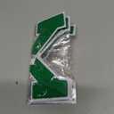2 x 6-1/2" Varsity Letter Patches Green Iron On Letters | Letterman Jacket Patches Chenille Large Iron On Letters For Clothing Jacket/Hoodie/Varsity X