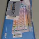 Gaming Keyboard and Mouse Combo, K1 RGB LED Backlit Keyboard with 104 Key for PC/Laptop(White)