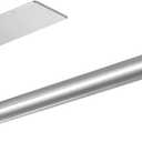 theaoo Under Cabinet Paper Towel Holder for Kitchen, Adhesive Paper Towel Roll Rack for Bathroom Towel, SUS304 Stainless Steel Wall Mount, Both Available for Adhesive and Screws (Silver)