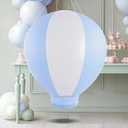 3FT Hot Air Balloon Decorations, Inflatable BabyShowe!Decoration Balloon for Baby Birthday PartyweddingExhibitions, Air Pump Inclued (Blue)
