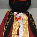 fun shack Ringmaster Costume for Men, Circus Ring Master Outfit, Carnival Costume for Themed Events and Parties (Medium, Red)