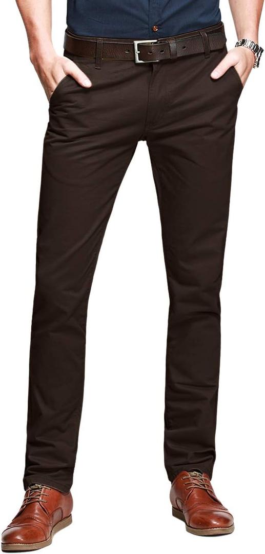 Match Men's Casual Wild Cargo Pants Outdoors Work Wear #6531 (29, 8025 Dark Brown#1)