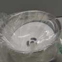 Gardner Pet Dog Bowls 1 Gallon (3.85L) Stainless Steel No Spill Water Bowl, Slow Water Feeder Metal Dog Bowls, Spill Proof Water Dispenser for Large Dogs, Promotes Healthy Hydration(White)