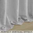 Grey Bedroom Curtains 63 Inch Length for Living Room 2 Panels Rod Pocket Burlap Canvas Look Linen Semi Sheer Dove Gray Light Filtering Curtains for Nursery Teen Boys Room Office Modern Decor 63 Long
