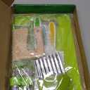 Chanking 13 Pieces Kids Safe Knife Set for Real Cooking Child-Friendly Plastic Chef Tools Montessori Kitchen Toys for Toddlers Birthday Gifts for Boys and Girls Ages 4+ (A)