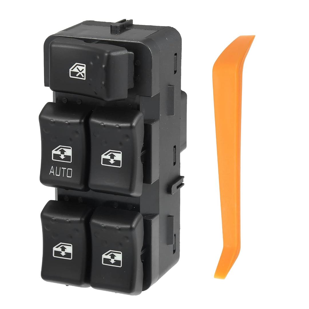 X AUTOHAUX Front Left Driver Side Power Window Master Control Switch YS-8S5KW 22664398 Replacement for Saturn Ion 2003-2007
