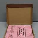 Ficerd 3 Pack Women's Ribbed Long Sleeve Tops, Crew Neck Slim Fit Undershirts Knit Basic Casual Stretch Layering Tee Shirts (Large, Black, White, Pink)