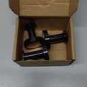 TOP MAGNETS Magnetic Hooks for Cruise Cabins, Black 150Lb Magnetic Wreath Hanger, Locker Accessories, Strong Magnetic Hooks for Classroom, Whiteboard, Grill, Cruise Ship, Garage, Hanging - 3Pcs