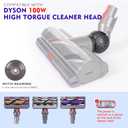 Ball Wheel + Vacuum Head Connector Replacement Compatible with Dyson V10 V11 V15 100W High Torque Cleaner Head Accessories