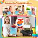 42PCS 1.2inch Magnetic Building Blocks Cubes for Kids 5+, Montessori STEM Toys Magnet Stacking for Learning Educational Autism Sensory Autistic Airplane Travel Activities Car Toy Gifts for Boys Girls