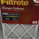 Filtrete 16x20x1 AC Furnace Air Filter, MERV 11, MPR 1000, Micro Allergen Defense, 3-Month Pleated 1-Inch Electrostatic Air Cleaning Filter, 2 Pack (Actual Size 15.719 x19.719x0.84 in)