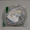 Dishwasher Installation Kit - 10 FT Stainless Steel Braided Dishwasher Hose kit,Food Grade PEX Inner Tube Water Line with 3/8"x 3/8"x 3/8" Tee Stop Valve,3/8"x 3/8"MIP Elbow,3/8"x 3/4"FHT Elbow