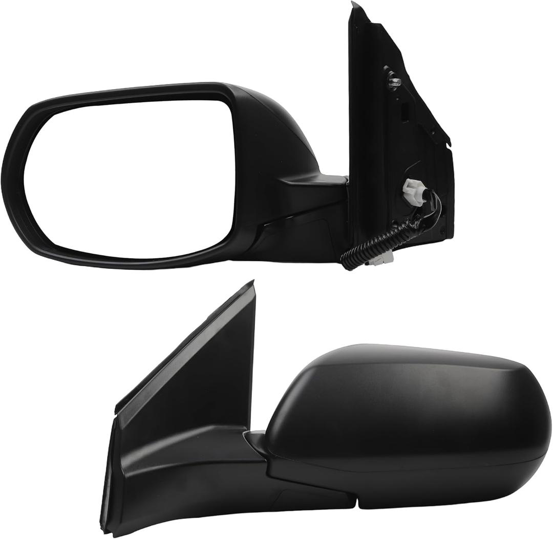 Dasbecan Left Driver Side Mirror Compatible with Honda C-RV CRV 2012 2013 2014 2015 2016 Non-heated Manual Folding Power Glass Black Door Mirror Replaces 76258-T0A-A11 HO1320268 (3Pins)