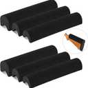 Gueevin 6 Pieces Rifle Cheek Riser Rest Pad Black EVA Foam Non Slip Cheek Riser for Rifle Gun Buttstock Cover