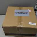 Black Flush Mount Ceiling Light Fixtures, 2-Light Ceiling Mount for Farmhouse with Seeded Glass Lampshade, Industrial Flush Mount Light Fixture Farmhouse for Hallway, Kitchen, Entryway and Foyer