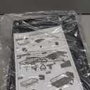 Dish Drying Rack, Stainless Steel-Dish Rack, Dish Racks for Kitchen Counter, Kitchen Dish Drainers with Removable Utensil Holder,New drain outlet,Plate Rack and Drainboard,(Black-11" W x 15" L)