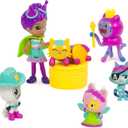 Gabbys Dollhouse, Celebration Themed Figures with Gabby Girl, 5 Cat Toy Figures, Surprise Toys & Dollhouse Accessories, Kids Toys for Girls & Boys 3+