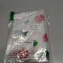 Cholemy 100 Pcs Dog Paw Plastic Bags Dog Gift Bags Shopping Merchandise Sturdy Totes with Handles for Holiday Birthday Party Business, 9 x 12 in (Red and Green)