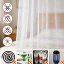 Mosquito Net for Bed, Canopy Bed Curtains for Full Queen Size Bed, Large White Bed Canopy Netting for Bedroom Camping Outdoor Travel, 23.6"W x 102.4"L