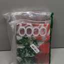 8 Pcs Christmas Shower Curtain Set Xmas Santa Bathroom Decoration Christmas Tree Hand Towels Snowman Toilet Lid Cover Bathroom Rugs Xmas Shower Curtain with Hooks(Buffalo Plaid)