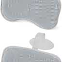 SaluSpa Padded Pillows (2-Pack),Grey